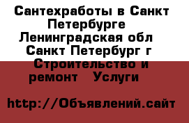 Сантехработы в Санкт-Петербурге - Ленинградская обл., Санкт-Петербург г. Строительство и ремонт » Услуги   